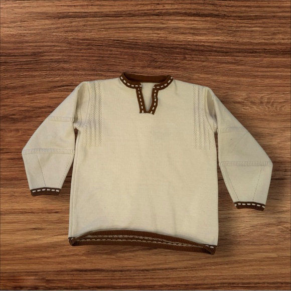 Vintage western contrast sweater size S - Picture 2 of 8